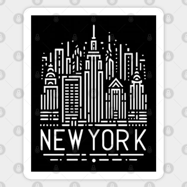 New York Magnet by ArtFactoryAI